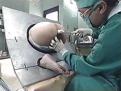 Take a look at what's going on here. A gorgeous Nippon chick is the subject of an experiment and she can't do nothing except obey and allow the scientist to do his job. He inserts different liquids in her ass, filling her up. Why is she here and what's happening? Let's discover out!